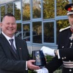 Gordon Deutch receiving the Queen’s Award for Enterprise: International Trade.