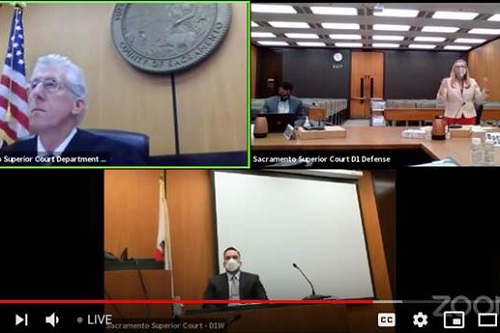 Ventura country virtual legal proceeding via Zoom