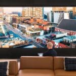 SNA Displays' videowall at Gensler office.