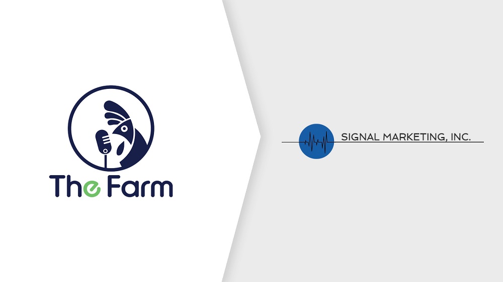 the Farm AV and Signal Marketing logos