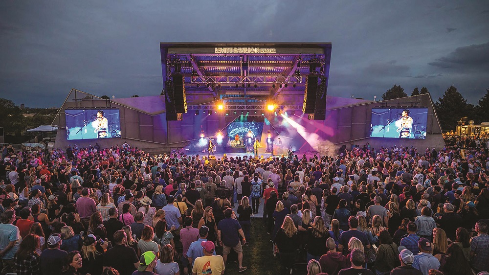 Levitt Pavilion open air live event venue in Denver, CO