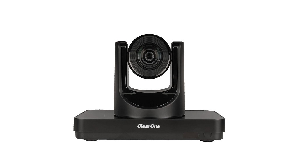 ClearOne UNITE PTZ camera in black.