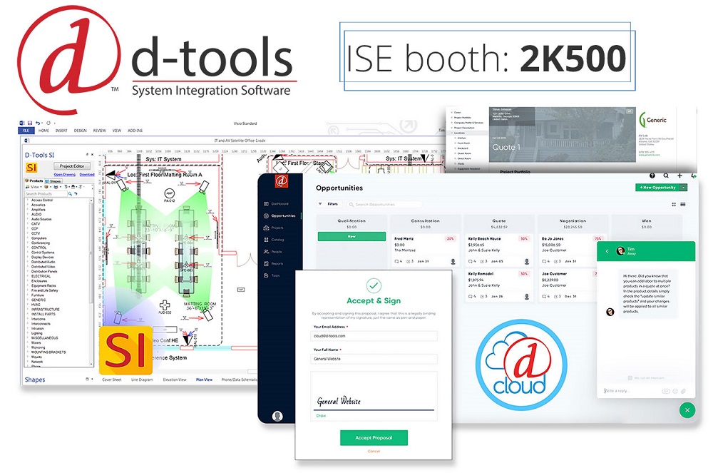 Screenshot of D-Tools' System Integrator (SI) Cloud Software