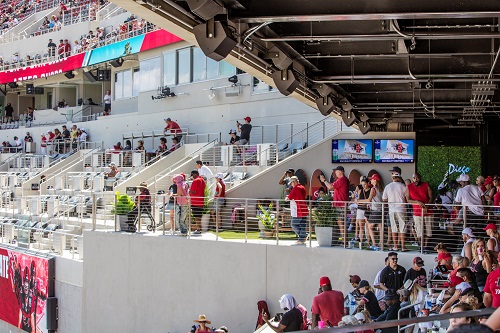 San Diego State University Snapdragon Stadium Scores with EAW AC6 Loudspeakers, slide 2