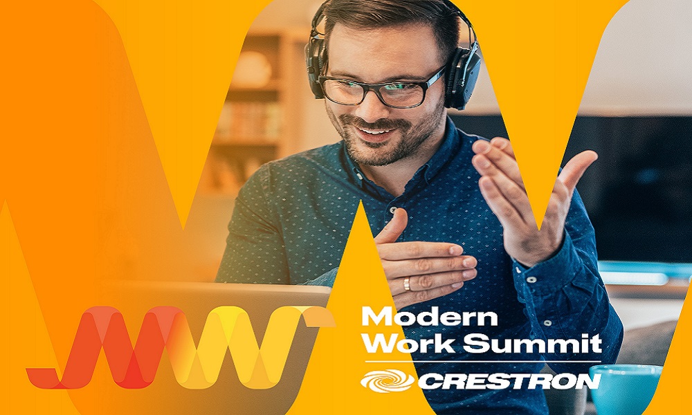 Crestron Modern Work Summit 2023 poster.