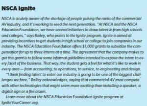 NSCA Ignite Sidebar