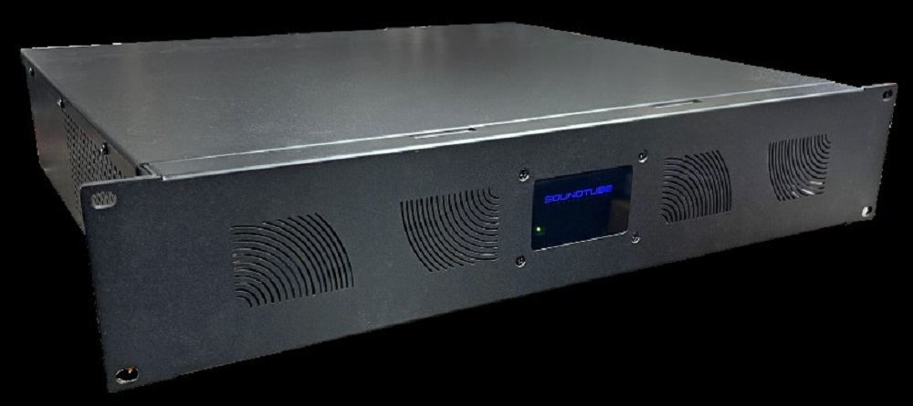 SoundTube's Amplifier in black.