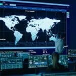 Workers using Userful's uConduct in the control room.