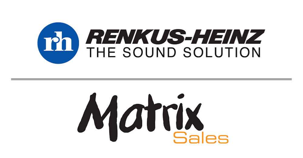 Renkus-Heinz Matrix Sales logos.