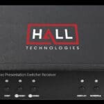 Front view of Hall Technologies' Gemini switcher.