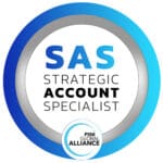 SAS certification logo.