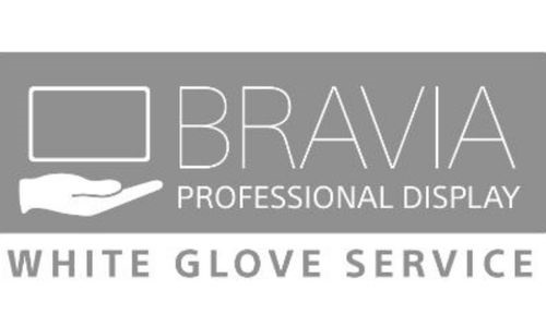 BRAVIA professional white glove service