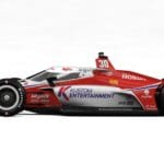 Neoti sponsorship on Jack Harvey's 2023 INDYCAR entry.