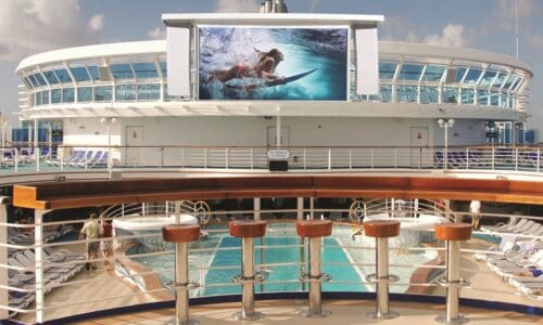 LG DNEB DVLED series display on cruise ship