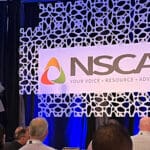 Dr. Chris Kuehl speaking at NSCA BLC 2023.