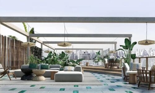 Bangkok’s CHI Art Series Hotel rooftop lounge