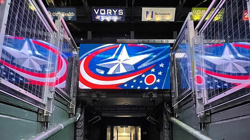 SNA Displays Continues Upgrade for Blue Jackets’ Nationwide Arena, slide 0