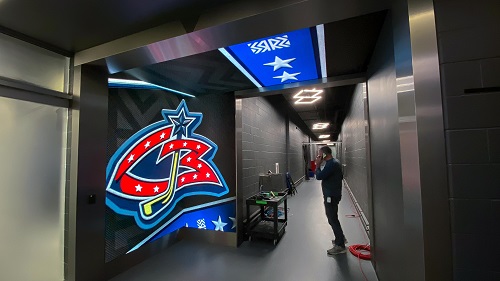 SNA Displays Continues Upgrade for Blue Jackets’ Nationwide Arena, slide 1