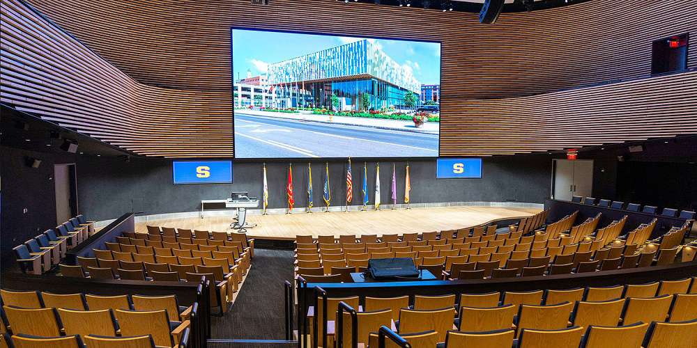 Extron AV Control System Helps Syracuse University Auditorium Convert to Multifunctional Space, slide 4