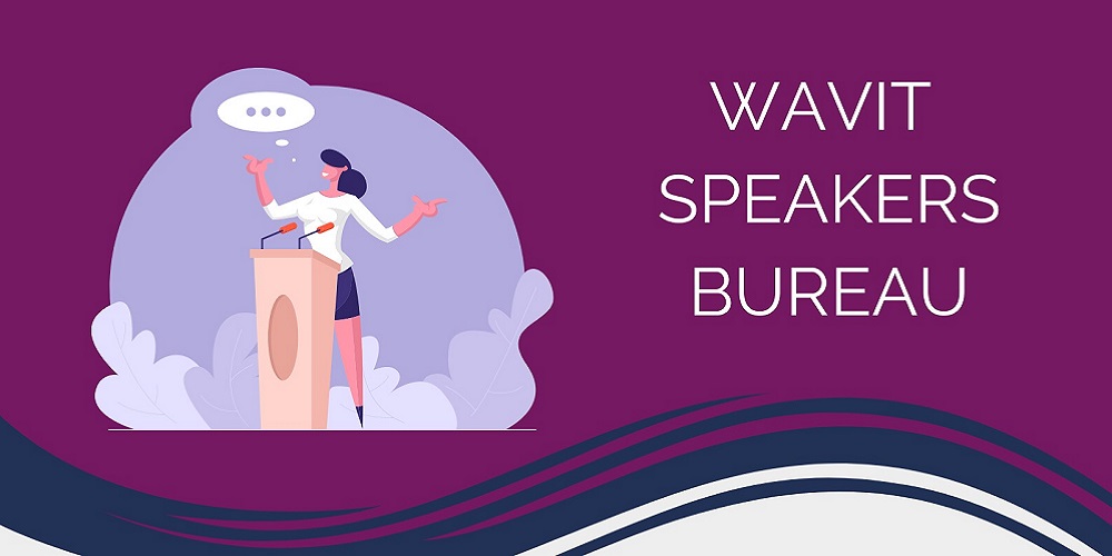 WAVIT Speakers Bureau poster.