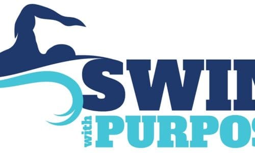 Swim With Purpose logo.