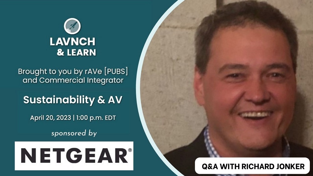 NETGEAR on Sustainability in AV