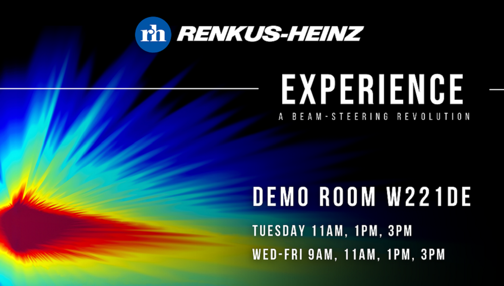 Renkus-Heinz InfoComm 2023 poster.