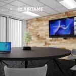 Shure and Airtame partnership poster.