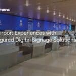 Nanolumens airport experiences poster.