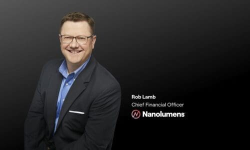 Headshot of Rob Lamb, Nanolumens CFO.