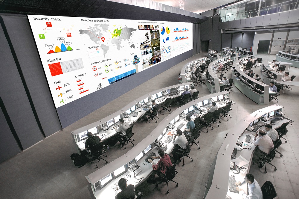 videowall in command and control center, control room opportunities