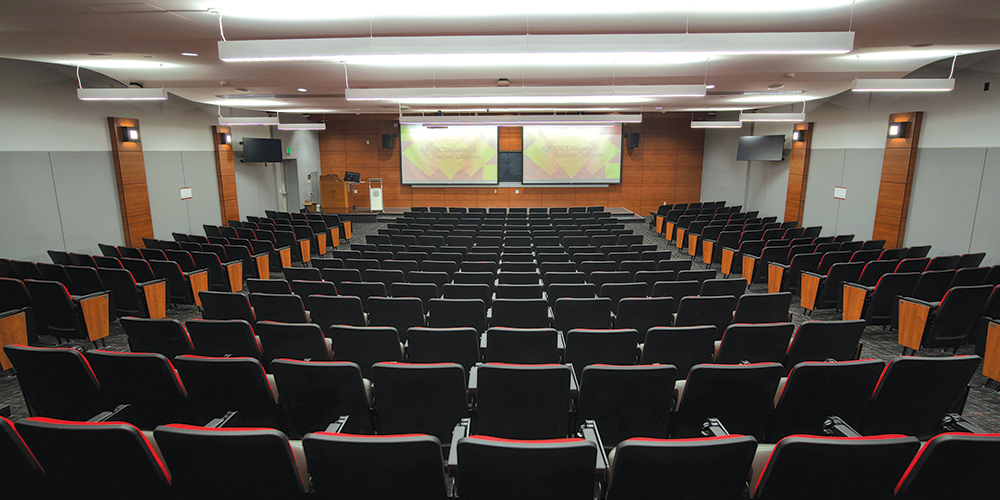 lecture hall at USC