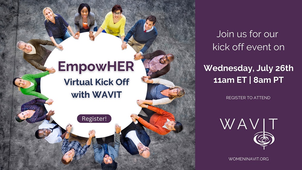 WAVIT EmpowHER event poster.
