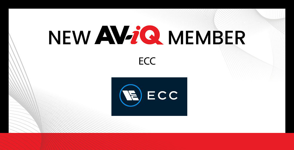 Logos of ECC and AV-iQ.