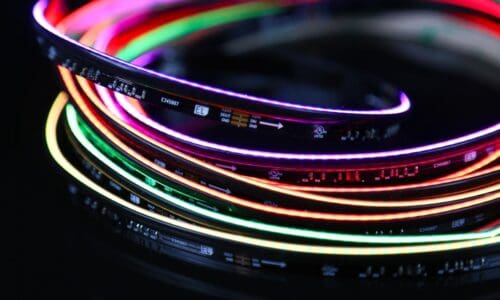 Environmental Lights' Continuous Side View PixelControl Strip Light in Black