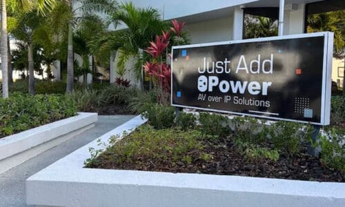 Outside of Just Add Power's new facility