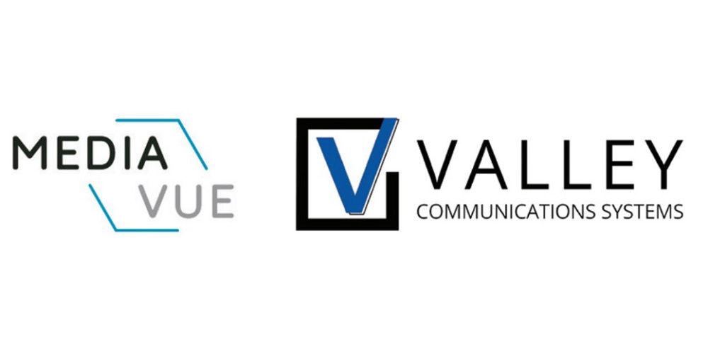 MediaVue Valley Communications logos.