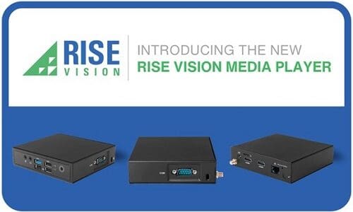 Rise Vision Media Player, hardware as a service