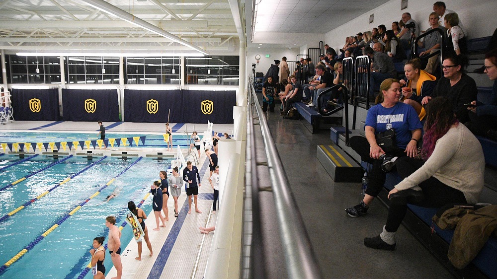 AtlasIED Atmosphere Audio Distribution platform outfitted at Whitman College's indoor pool.