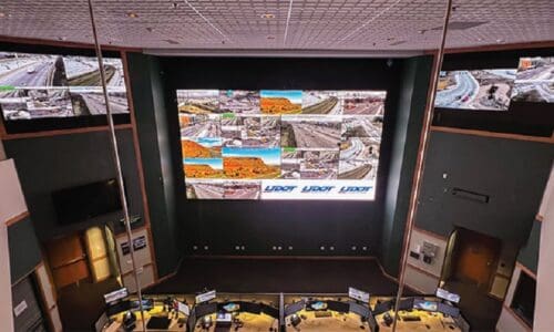 UDOT center with Sharp/NEC displays.