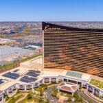 View of Encore Casino in Boston.