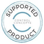 Control Concepts Supported Product program logo.
