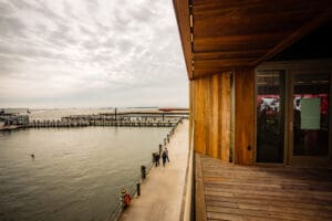 View of Atlantic Ocean and Gadsden’ Wharf.