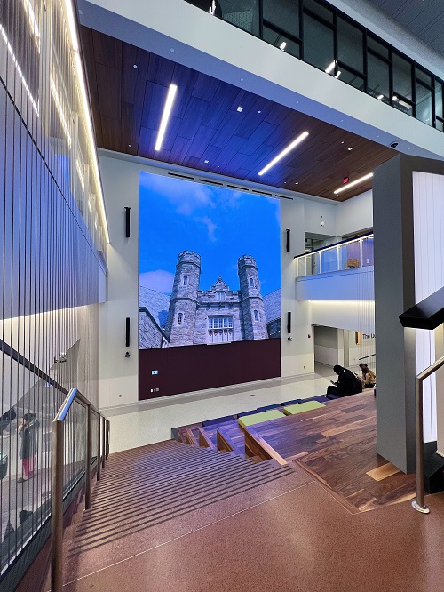 Best Higher Education Project: IMS’ Eye-Catching Learning Stair Videowall at West Chester University, slide 3