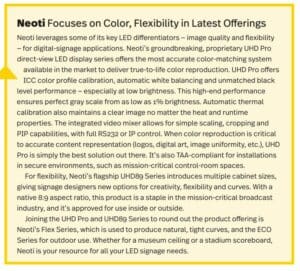 Neoti on latest offerings, sidebar, digital signage deep dive 2023