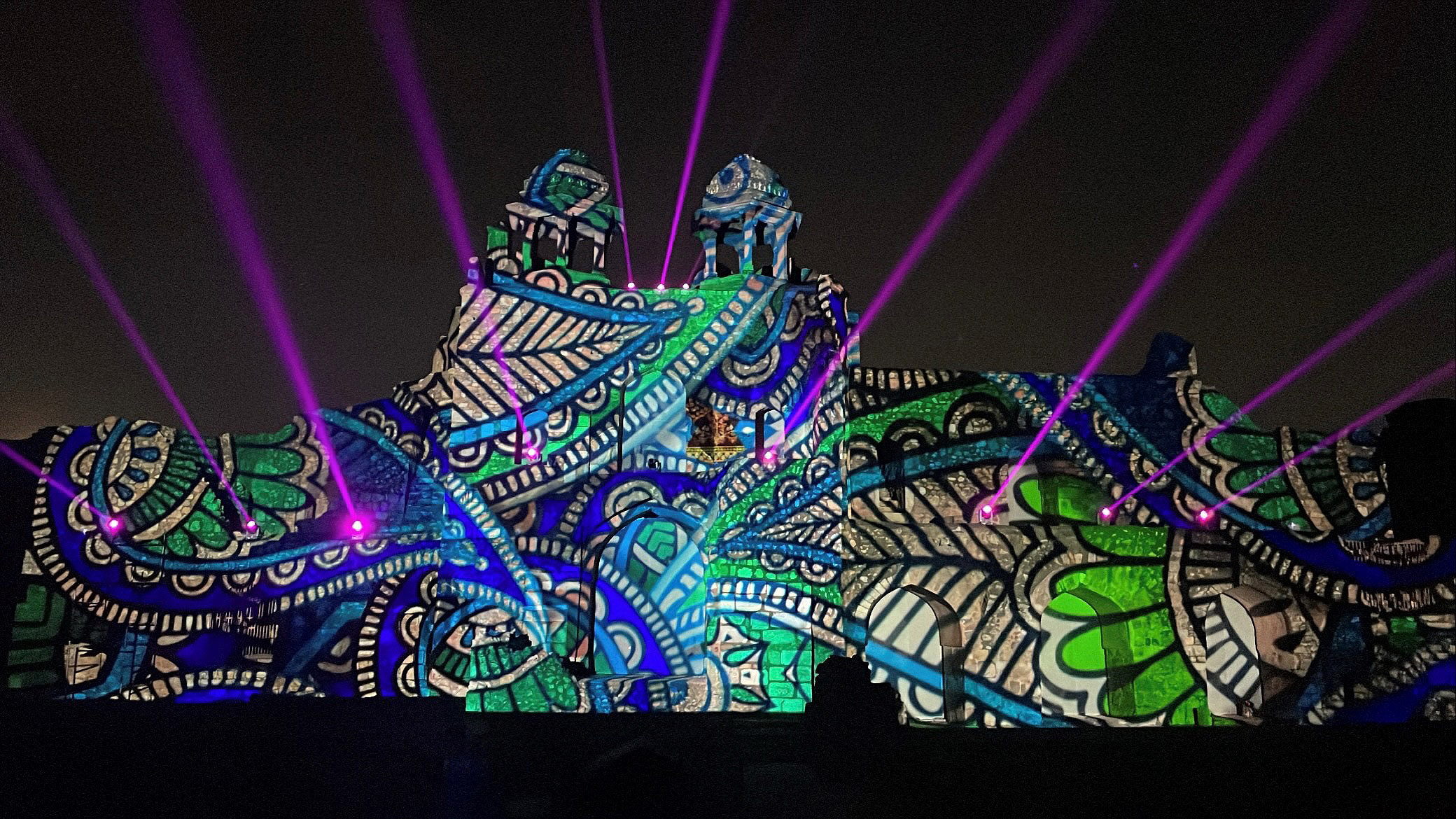 Christie Elevates Projection Mapping at Historic Old Fort in India, slide 4