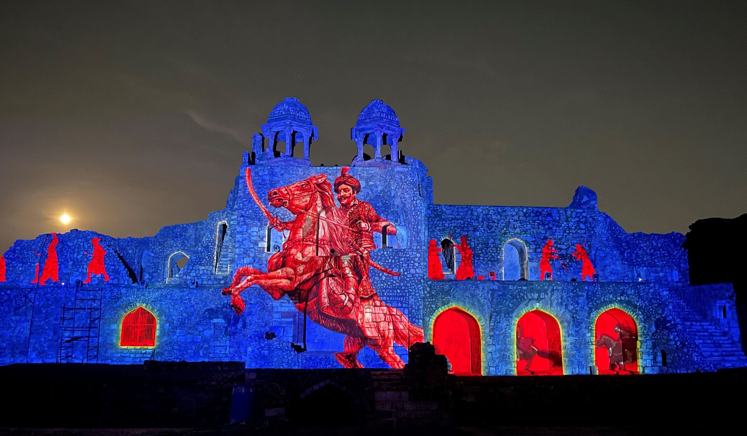 Christie Elevates Projection Mapping at Historic Old Fort in India, slide 3