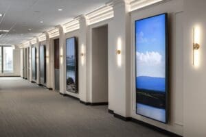 digital signage in corporate office