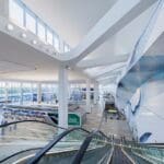 LaGuardia Terminal B interior.