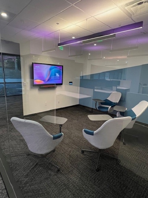 Pavion Incorporates K-array’s KSCAPE RAIL Sound + Light Technology At Raleigh Office, slide 3